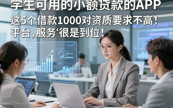 学生可用的小额贷款的APP，这5个借款1000对资质要求不高平台服务很是到位