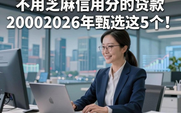 不用芝麻信用分的贷款20002026年甄选这5个！本文为您深入精选！