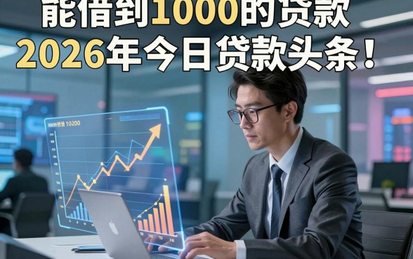 能借到1000的贷款2026年今日贷款头条！本文叙述这5个能借到1000网贷秒放款的app