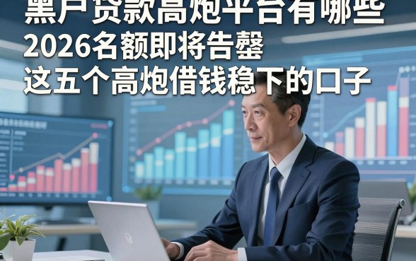 黑户贷款高炮平台有哪些，2026名额即将告罄这五个高炮借钱稳下的口子