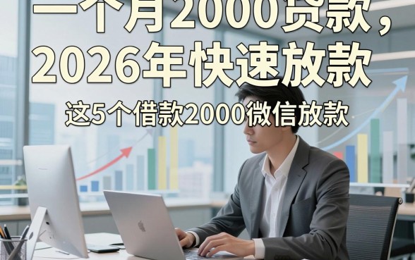 一个月2000贷款，2026年快速放款这5个借款2000微信放款对征信要求不高软件