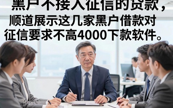 黑户不接入征信的贷款，顺道展示这几家黑户借款对征信要求不高4000下款软件