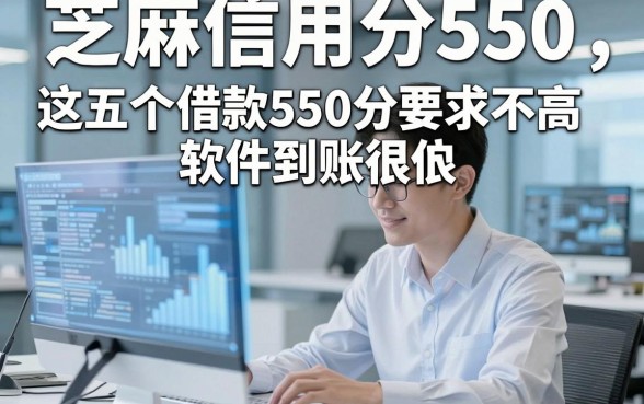 芝麻信用分550，这五个借款550分要求不高软件到账很快