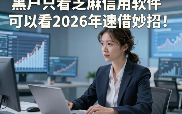 黑户只看芝麻信用软件可以看2026年速借妙招！本篇为您深入列举！