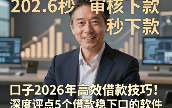 2026秒审核秒下款口子2026年高效借款技巧！深度评点5个借款稳下口的软件