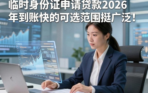 临时身份证申请贷款2026年到账快的可选范围挺广泛！，本篇细致剖析这五个借钱口子！