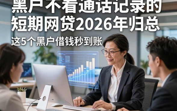 黑户不看通话记录的短期网贷，2026年归总​这5个黑户借钱秒到账对通话记录要求不高app