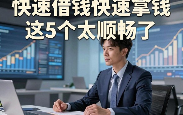 快速借钱快速拿钱这5个太顺畅了，本篇为您深度严筛！