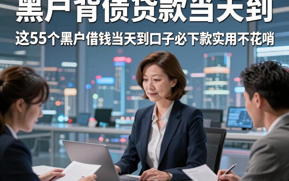 黑户背债贷款当天到，分析这5个黑户借钱当天到口子必下款实用不花哨