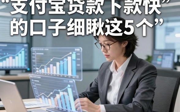 支付宝贷款下款快的口子细瞅这5个​，本篇为您全面列举！