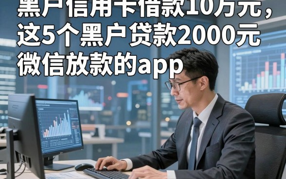 黑户信用卡借款10万元，为您剖析这5个黑户贷款2000元微信放款的app