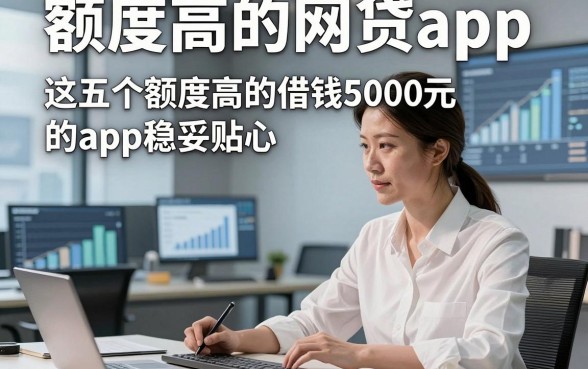 额度高的网贷app，这五个额度高的借钱5000元的app稳妥贴心