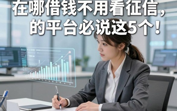 在哪借钱不用看征信的平台必说这5个！本篇为您深入分说！
