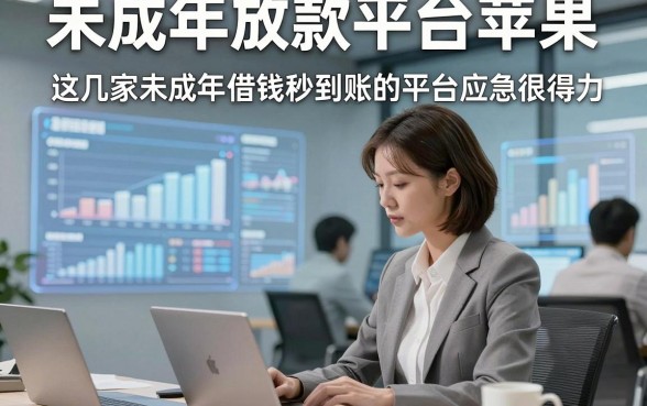 未成年放款平台苹果，这几家未成年借钱秒到账的平台应急很得力