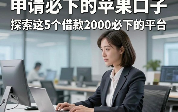 申请必下的苹果口子，探索这5个借款2000必下的平台