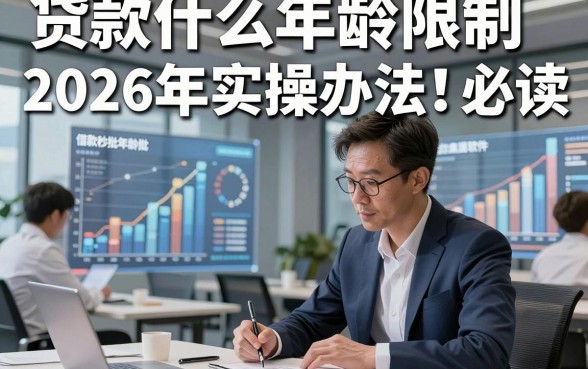 贷款什么年龄限制2026年实操办法！必读​五个借款秒批年龄限制对年龄要求不高软件