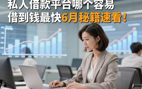 私人借款平台哪个容易借到钱最快6月秘籍速看！解说这五个网贷容易借10000元好下款的口子