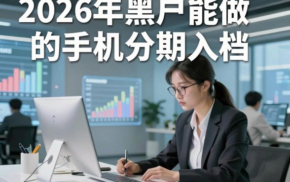 2026年黑户能做的手机分期入档​这五个，本篇为您深入精挑！