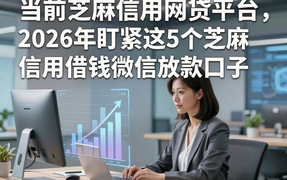 当前芝麻信用网贷平台，2026年盯紧这5个芝麻信用借钱微信放款口子