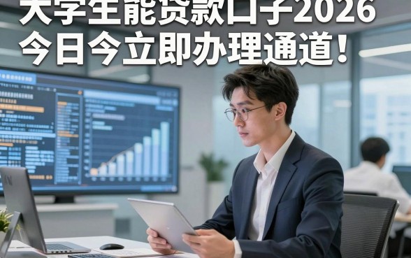 大学生能贷款口子2026今日立即办理通道！专业论述5个最简单易通过的网贷