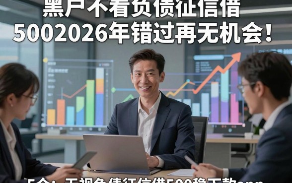 黑户不看负债征信借5002026年错过再无机会！同时汇总5个无视负债征信借500稳下款app