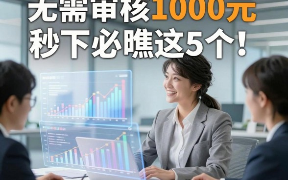 无需审核1000元秒下必瞧这5个！本篇为您全面集合！
