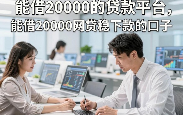 能借20000的贷款平台，同时筛选五个能借20000网贷稳下款的口子