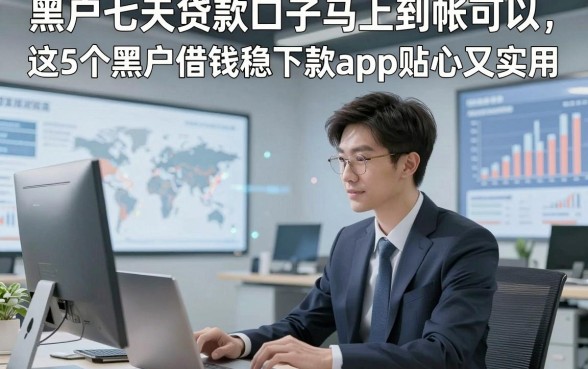 黑户七天贷款口子马上到帐可以，这5个黑户借钱稳下款app贴心又实用