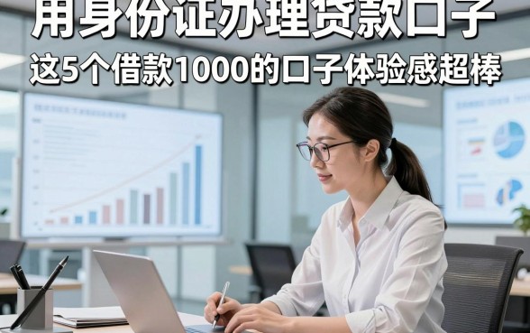 用身份证办理贷款口子，这5个借款1000的口子体验感超棒