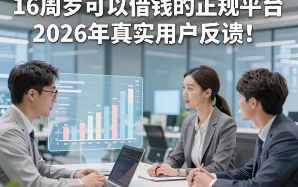 16周岁可以借钱的正规平台2026年真实用户反馈！本篇详解5个主打快速到账服务的网贷平台