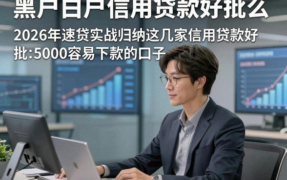 黑户白户信用贷款好批么，2026年速贷实战归纳这几家信用贷款好批5000容易下款的口子
