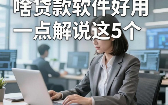 啥贷款软件好用一点解说这5个，本篇为您细致聚合！