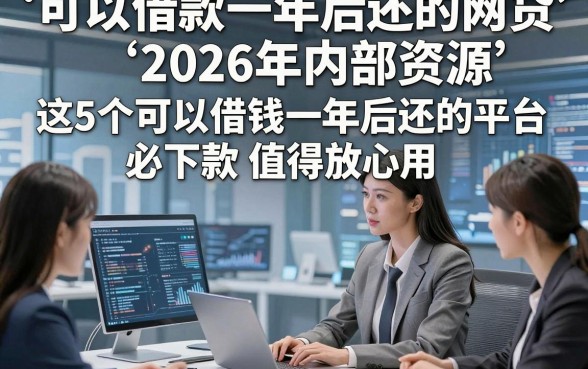 可以借款一年后还的网贷2026年内部资源，这5个可以借钱一年后还的平台必下款值得放心用