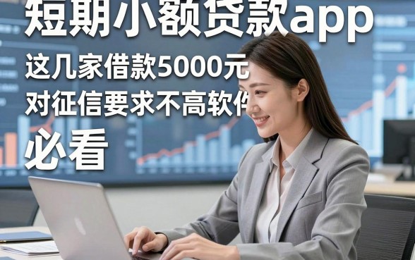 短期小额贷款app,必看这几家借款5000元对征信要求不高软件
