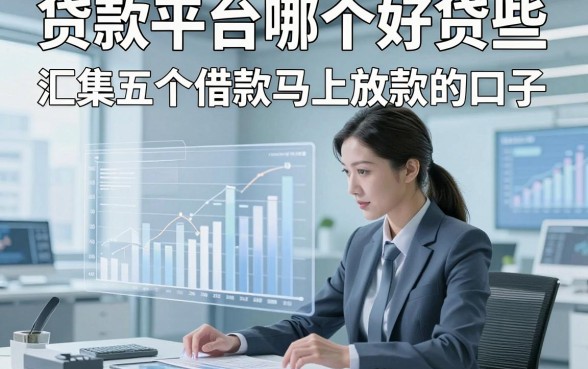 贷款平台哪个好贷些，汇集五个借款马上放款的口子