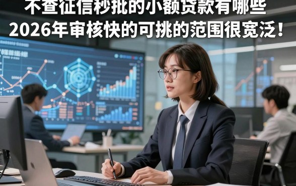 不查征信秒批的小额贷款有哪些2026年审核快的可挑的范围很宽泛！，本篇深度探讨这5个黑户借款口子！