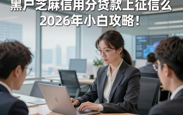 黑户芝麻信用分贷款上征信么2026年小白攻略！本文为您细致梳理！