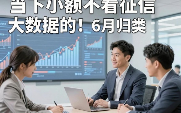 当下小额不看征信大数据的！6月归类​这5个借贷平台不查征信