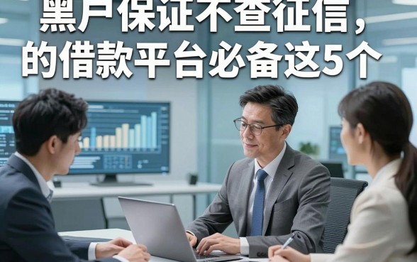 黑户保证不查征信的借款平台必备​这5个，本文为您细致解说！