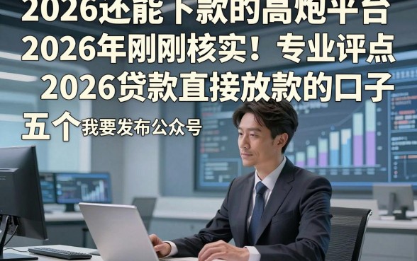 2026还能下款的高炮平台2026年刚刚核实！专业评点五个2026贷款直接放款的口子