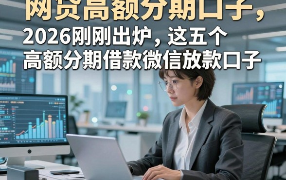 网贷高额分期口子，2026刚刚出炉这五个高额分期借款微信放款口子