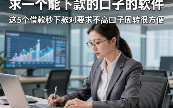 求一个能下款的口子的软件，这5个借款秒下款对要求不高口子周转很方便