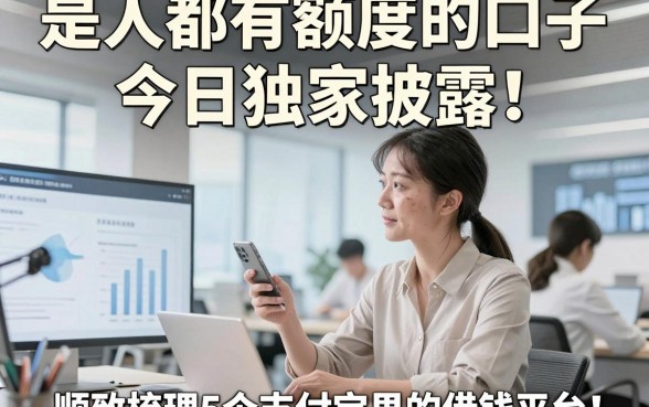 是人都有额度的口子今日独家披露！顺便梳理5个支付宝里的借钱平台