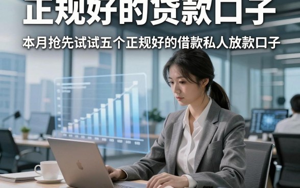 正规好的贷款口子，本月抢先试试五个正规好的借款私人放款口子