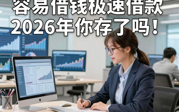容易借钱极速借款2026年你存了吗！本次精选5个容易贷款直接放款app