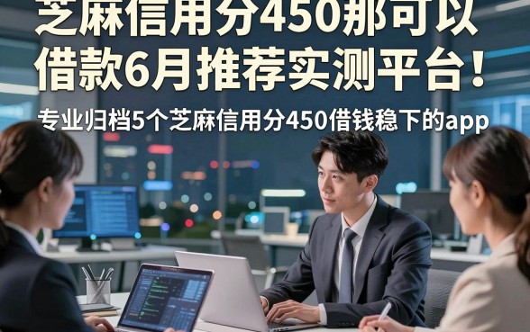 芝麻信用分450那可以借款6月推荐实测平台！专业归档5个芝麻信用分450借钱稳下的app