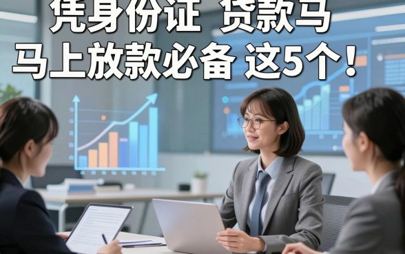 凭身份证贷款马上放款必备​这5个！本文为您深入揭示！