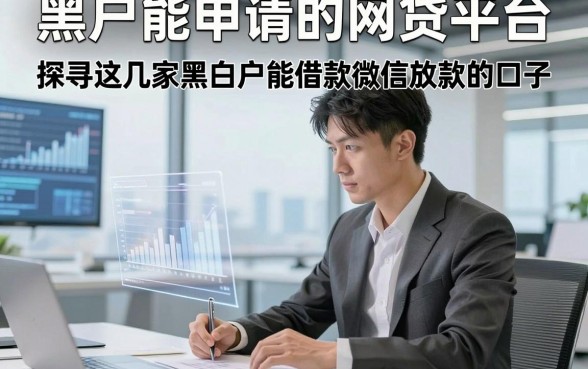 黑白户能申请的网贷平台，探寻​这几家黑白户能借款微信放款的口子