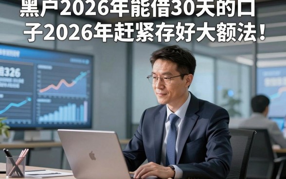 黑户2026年能借30天的口子2026年赶紧存好大额法！专业展示这5个黑户2026能借30天秒下软件