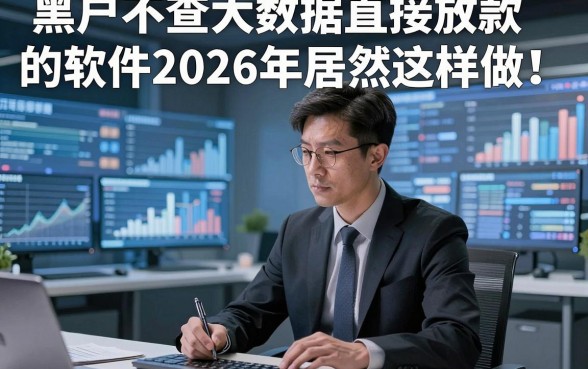 黑户不查大数据直接放款的软件2026年居然这样做！本篇盘点这五个借款对黑户要求不高直接放款的平台